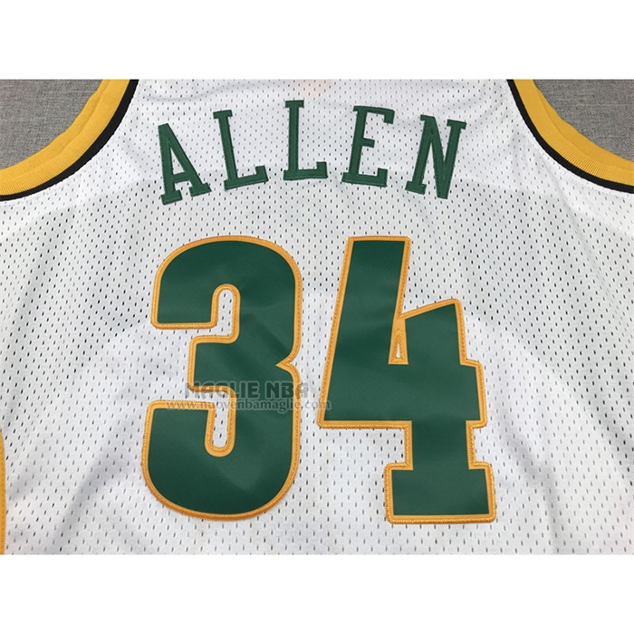 Maglia
 Ray Allen NO 34 Seattle SuperSonics Mitchell & Ness 2006-07 Bianco
